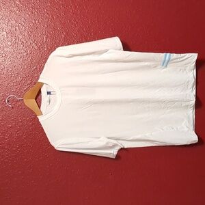 CABANA LIFE Men's White Short Sleeve Rashguard 50+UPF Activewear T-Shirt NWT